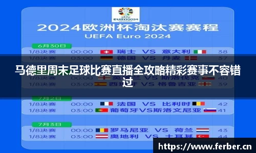 马德里周末足球比赛直播全攻略精彩赛事不容错过