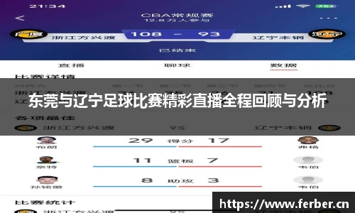 东莞与辽宁足球比赛精彩直播全程回顾与分析