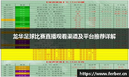 龙华足球比赛直播观看渠道及平台推荐详解
